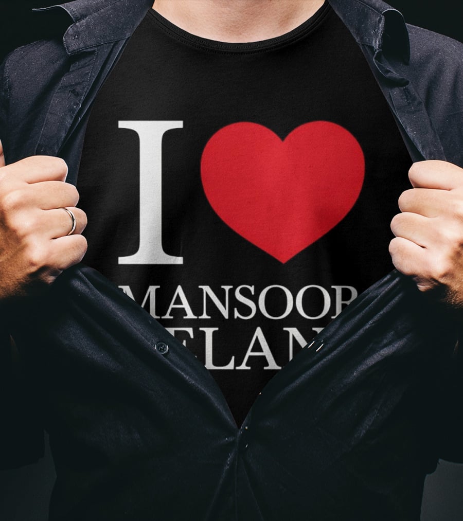 I Love Mansoor Delane Kansas City Chiefs Fan T-Shirt