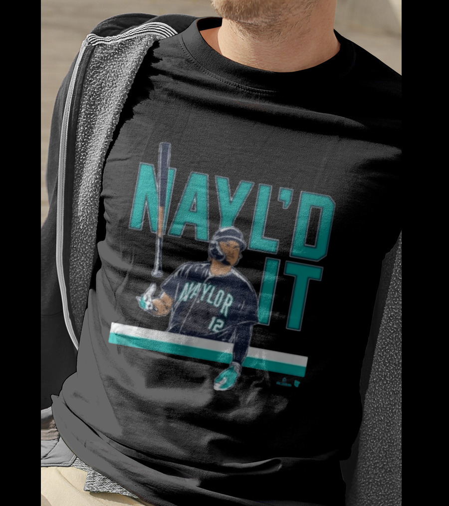 Josh Naylor Nayl'd It Bat Flip Baseball Player Number 12 T-Shirt