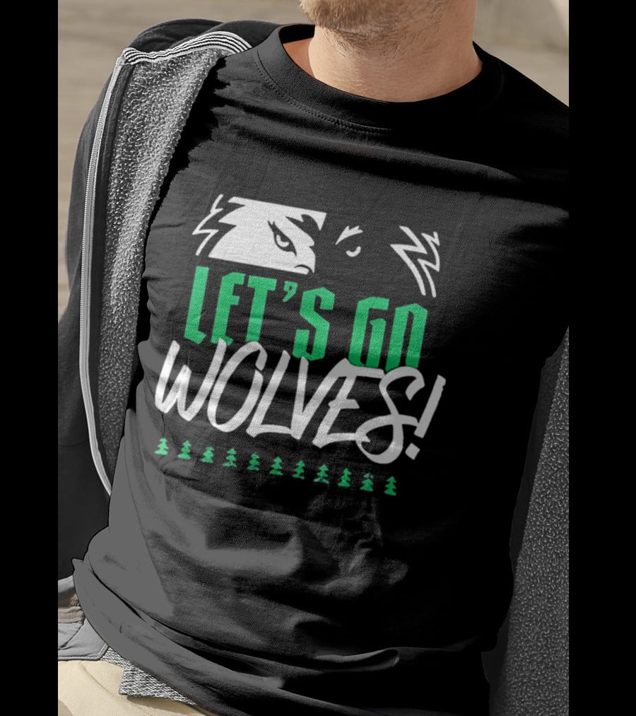 Let's Go Wolves Minnesota Timberwolves Basketball Team Excitement T-Shirt