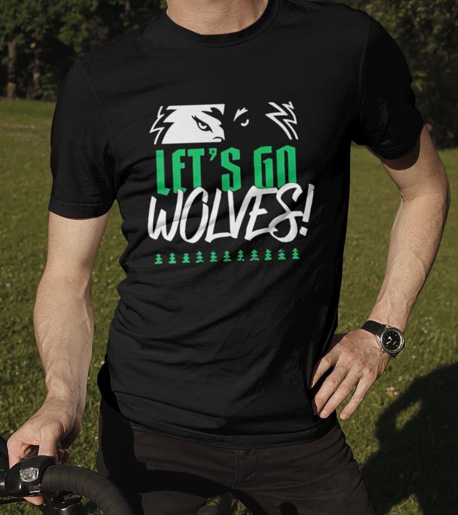 Let's Go Wolves Minnesota Timberwolves Basketball Team Excitement T-Shirt