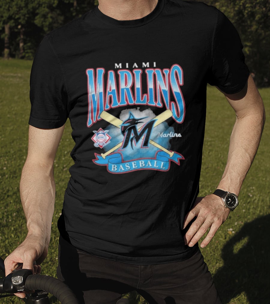 Miami Marlins Baseball Chrometown 47 Franklin National League T-Shirt
