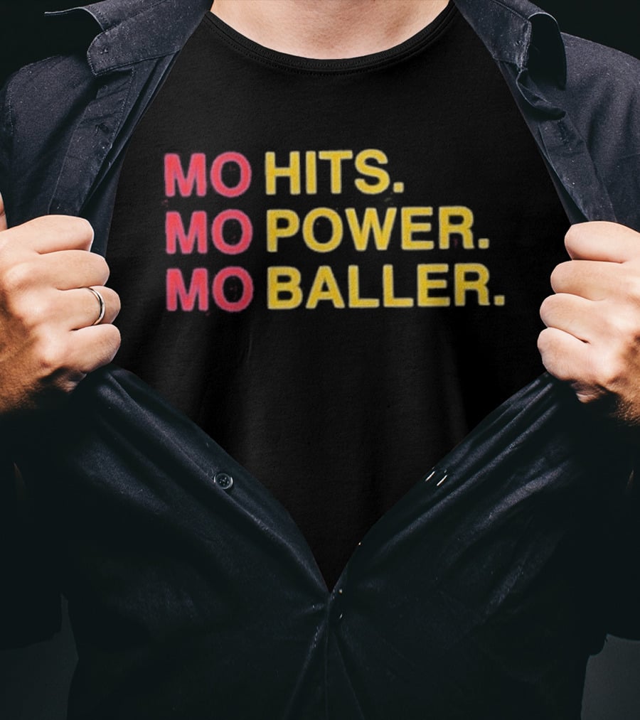 Mo Hits Mo Power Mo Baller Moises Ballesteros Chicago Cubs MLB T-Shirt