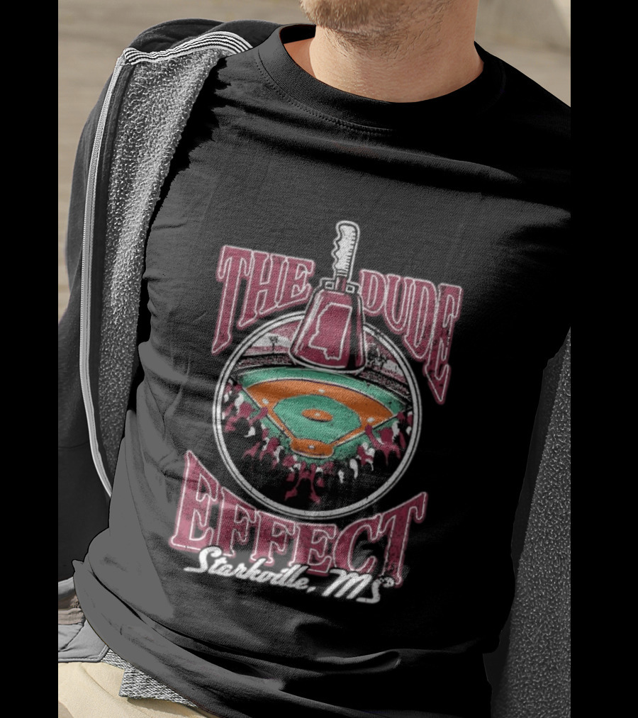 The Dude Effect Starkville MS Baseball Stadium Axe T-Shirt