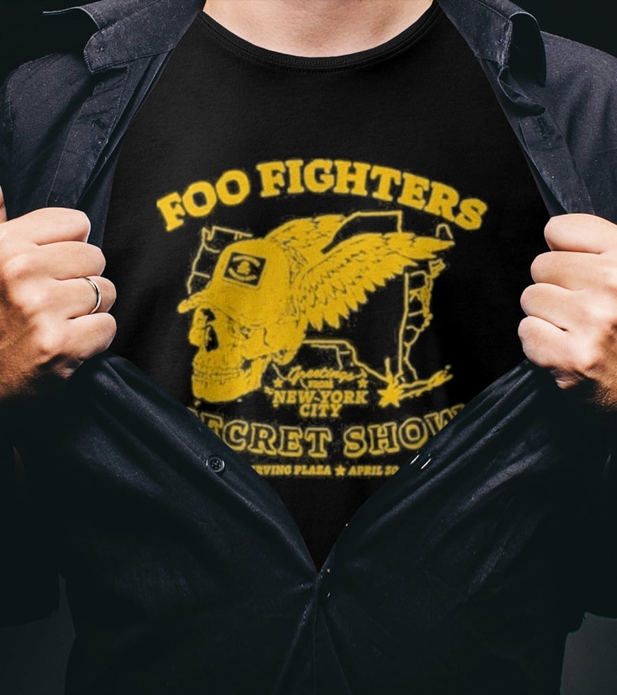 New York City Foo Fighters Secret Show Live At Irving Plaza April 30 2026 T-Shirt