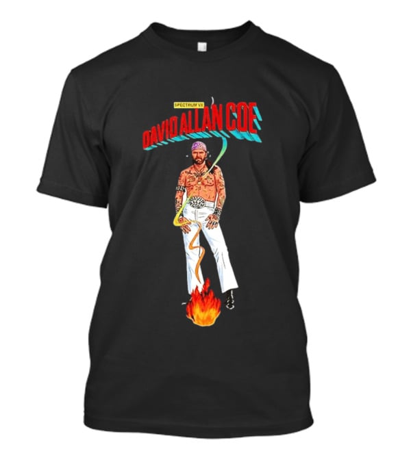 David Allan Coe Spectrum VII 2026 Vintage Style Music T-Shirt