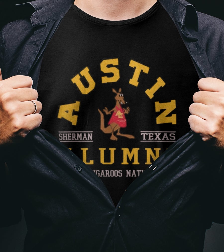 Austin Sherman Texas Alumni Kangaroos Nation T-Shirt