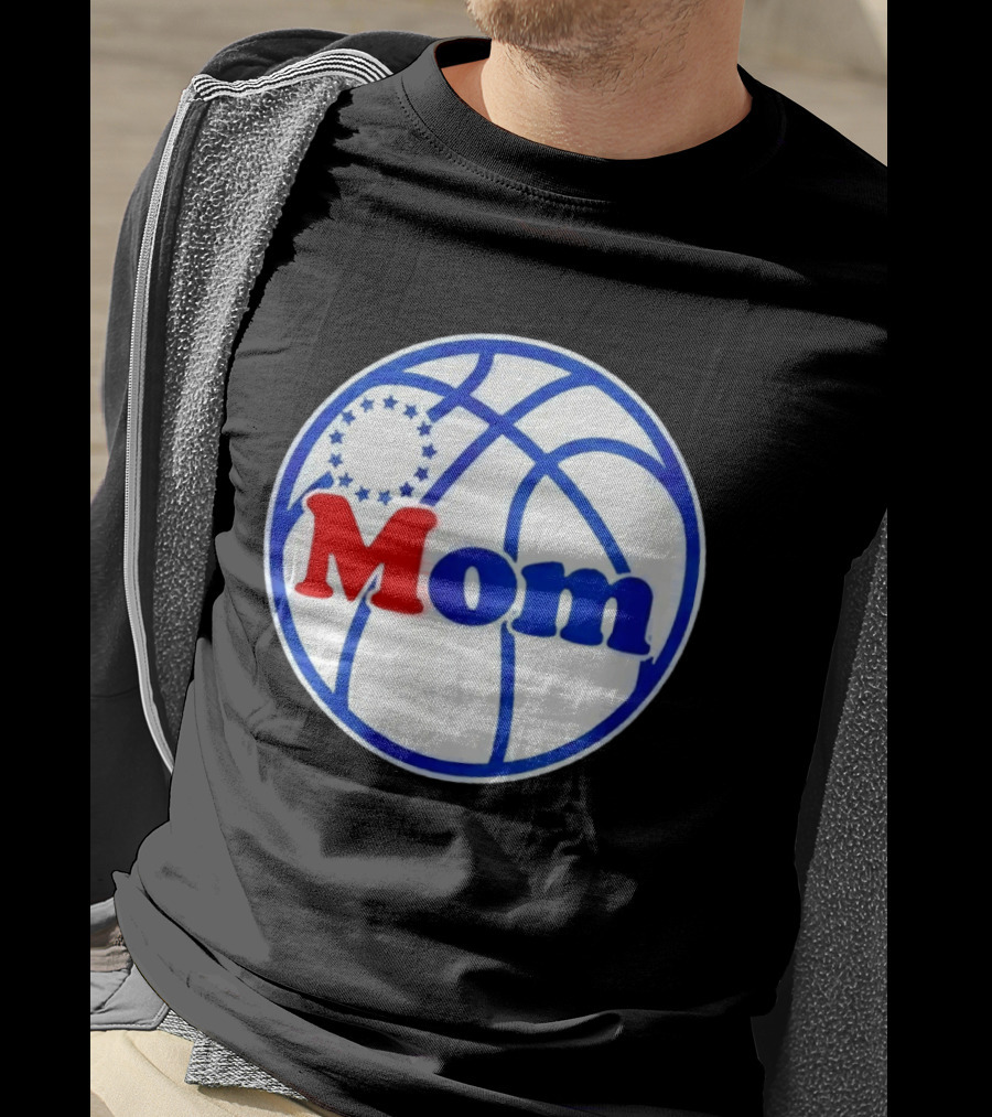 Philadelphia 76ers Basketball Mom 2026 T-Shirt
