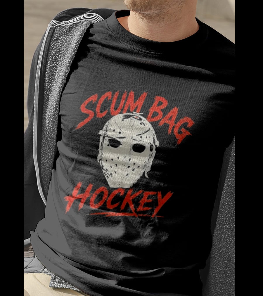 Philadelphia Flyers Scum Bag Hockey Mask T-Shirt