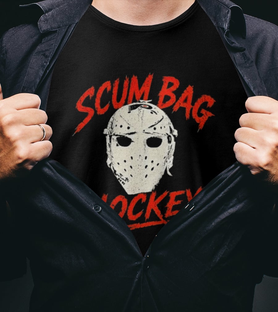 Philadelphia Flyers Scum Bag Hockey Mask T-Shirt