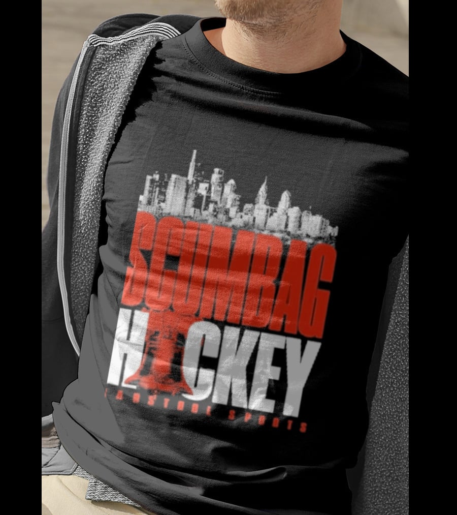 Barstool Sports Scumbag Hockey City Skyline T-Shirt