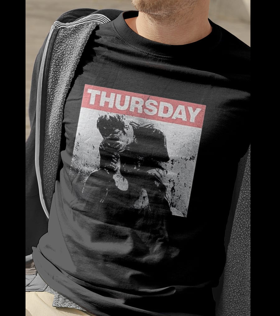 Thursday Sitting Alone In The Dark Of The Stadium Grunge T-Shirt