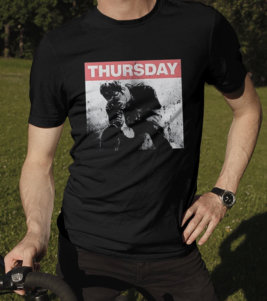 Thursday Sitting Alone In The Dark Of The Stadium Grunge T-Shirt