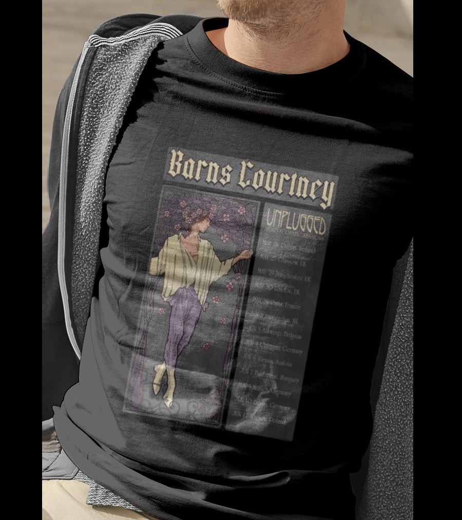 Barns Courtney Unplugged Tour May June 2023 UK Europe Dates T-Shirt
