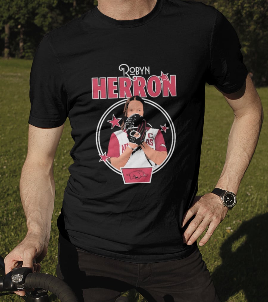 Arkansas Razorbacks Softball Robyn Herron T-Shirt