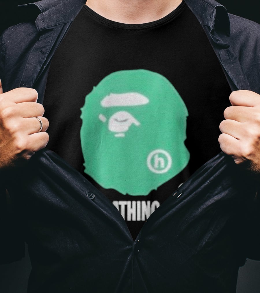 Bape A Bathing Ape Green Big Ape Head Hologram By Bathing Ape And Bapesta Trucker Hat Set 2026 T-Shirt