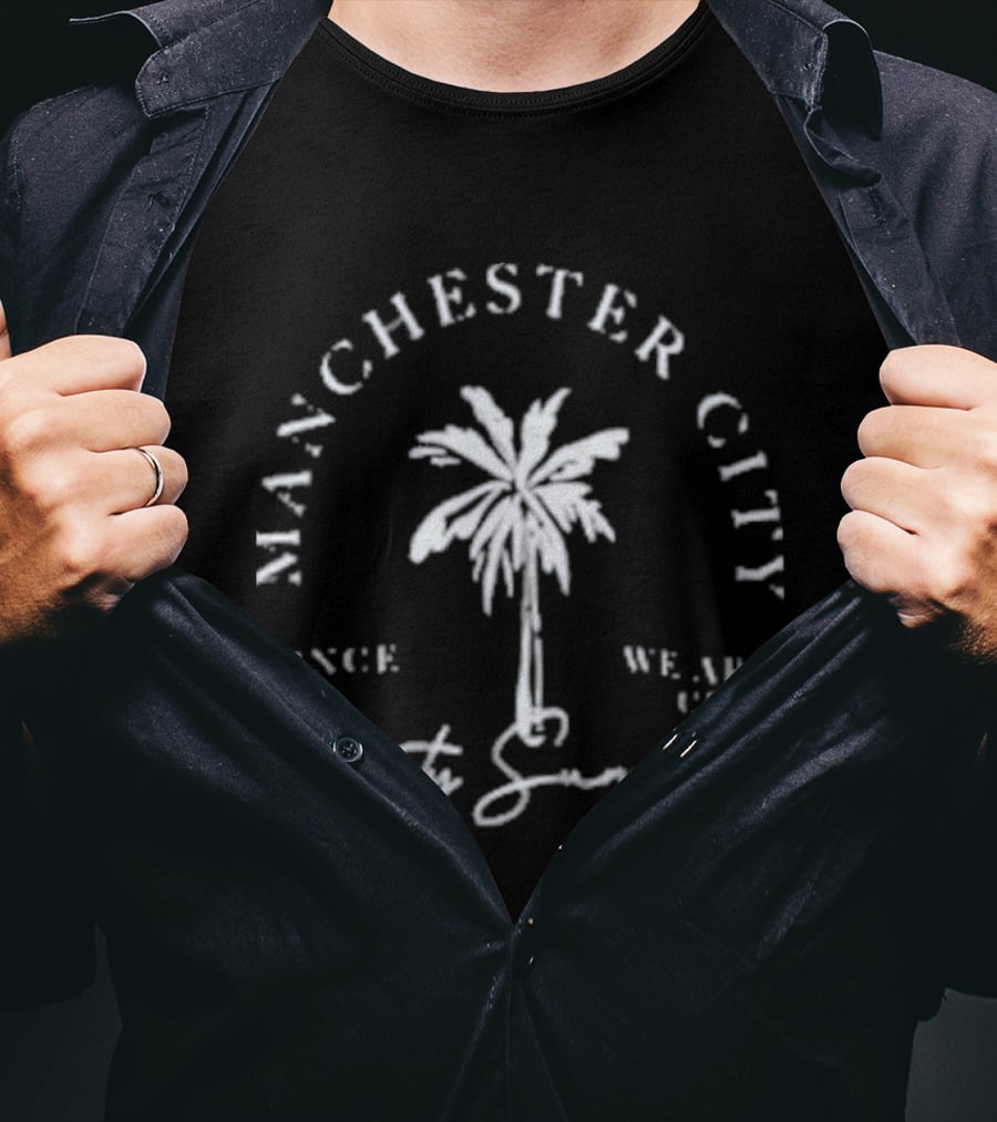Manchester City Palm Tree Since 1894 We Are City Summer T-Shirt