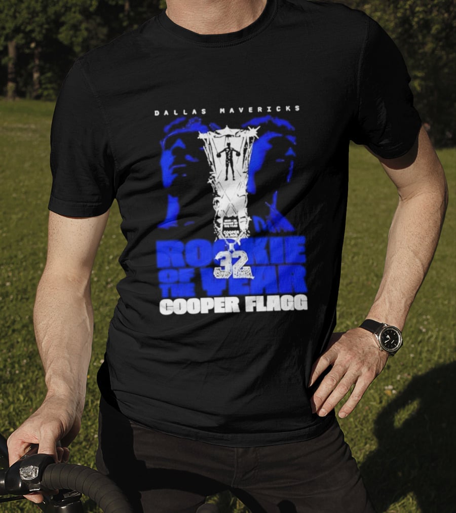 Dallas Mavericks Rookie Of The Year 2026 Cooper Flagg 32 T-Shirt