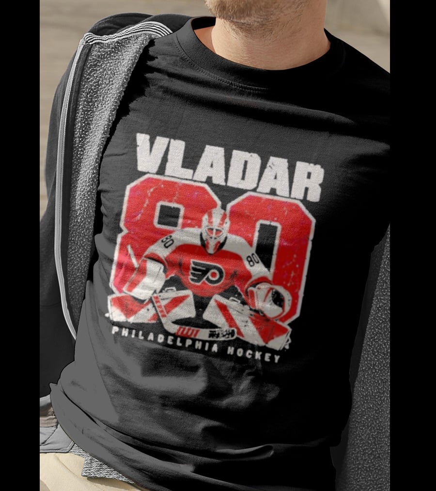 Vladar 80 Philadelphia Hockey T-Shirt