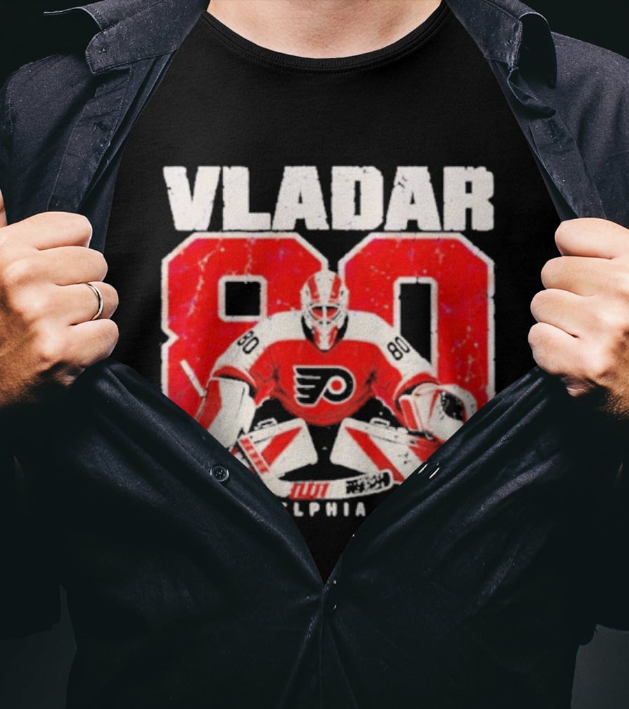 Vladar 80 Philadelphia Hockey T-Shirt