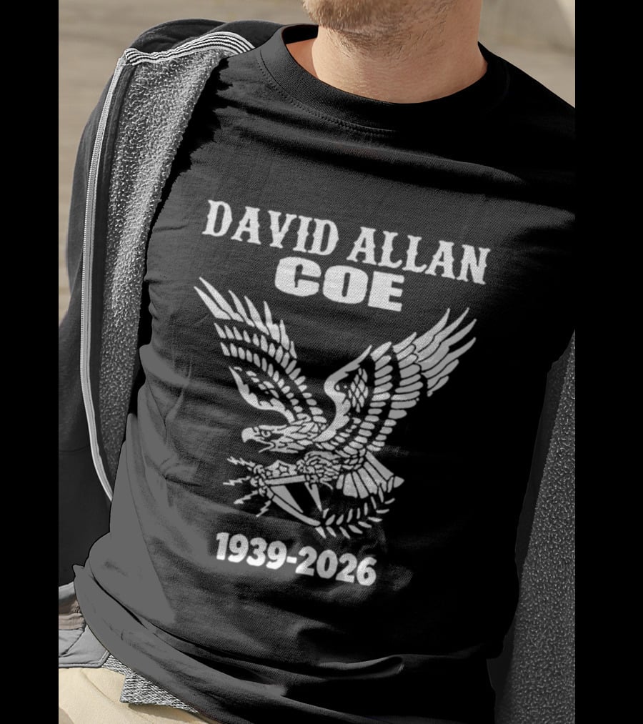 David Allan Coe 1939 2026 Eagle T-Shirt