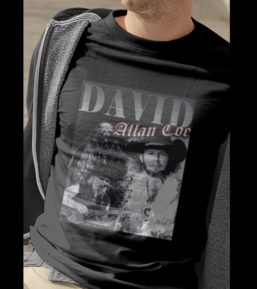 David Allan Coe Iconic Country Music Legend Images T-Shirt