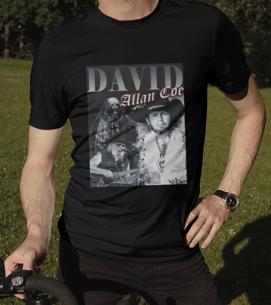David Allan Coe Iconic Country Music Legend Images T-Shirt