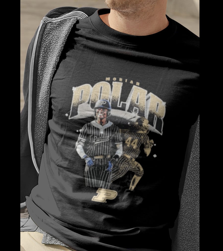 Moriah Polar Purdue Softball Player 44 Baseball Uniform T-Shirt