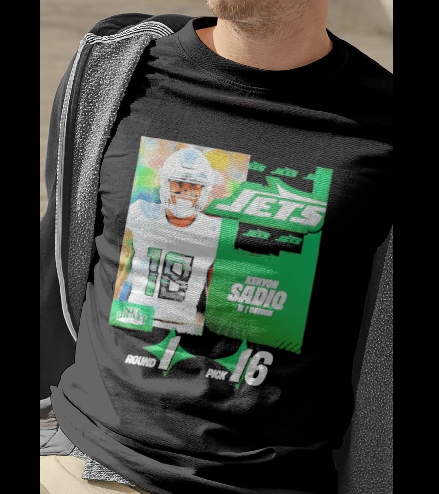 New York Jets Draft Kenyon Sadiq Pick 16 Round 1 2026 NFL Draft T-Shirt