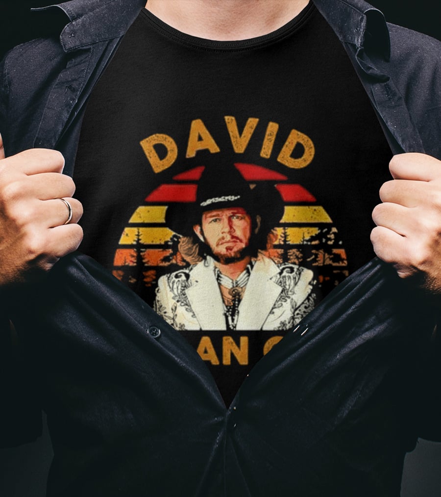 David Allan Coe Sunset Country Music T-Shirt