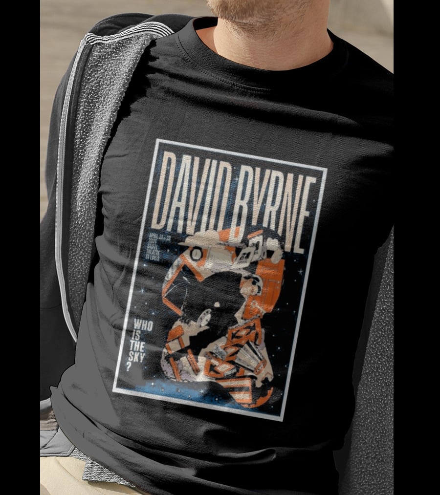 David Byrne Stifel Theatre St. Louis April 28 29 2026 Who Is The Sky T-Shirt