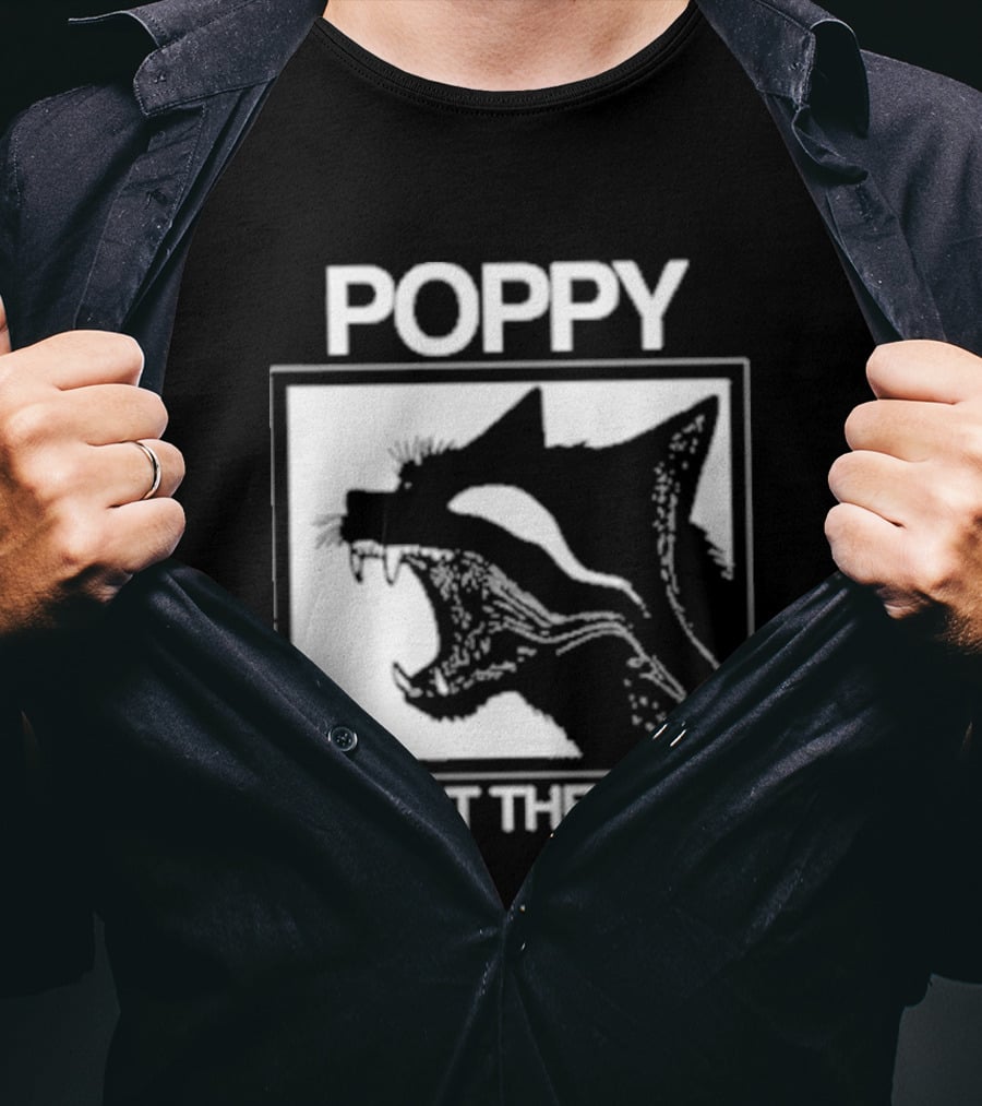 Poppy Feral I'll Eat The Hate Wolf T-Shirt
