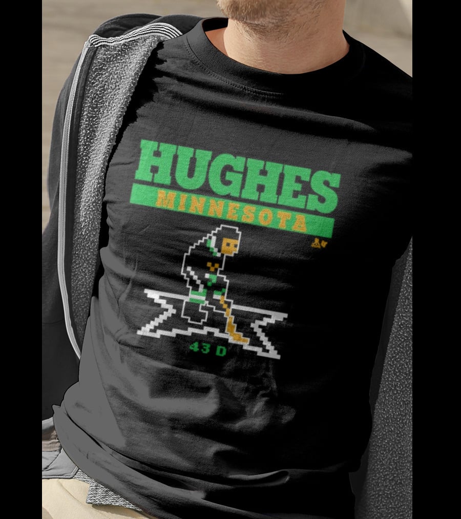 Hughes Minnesota Vintage 43 Hockey T-Shirt