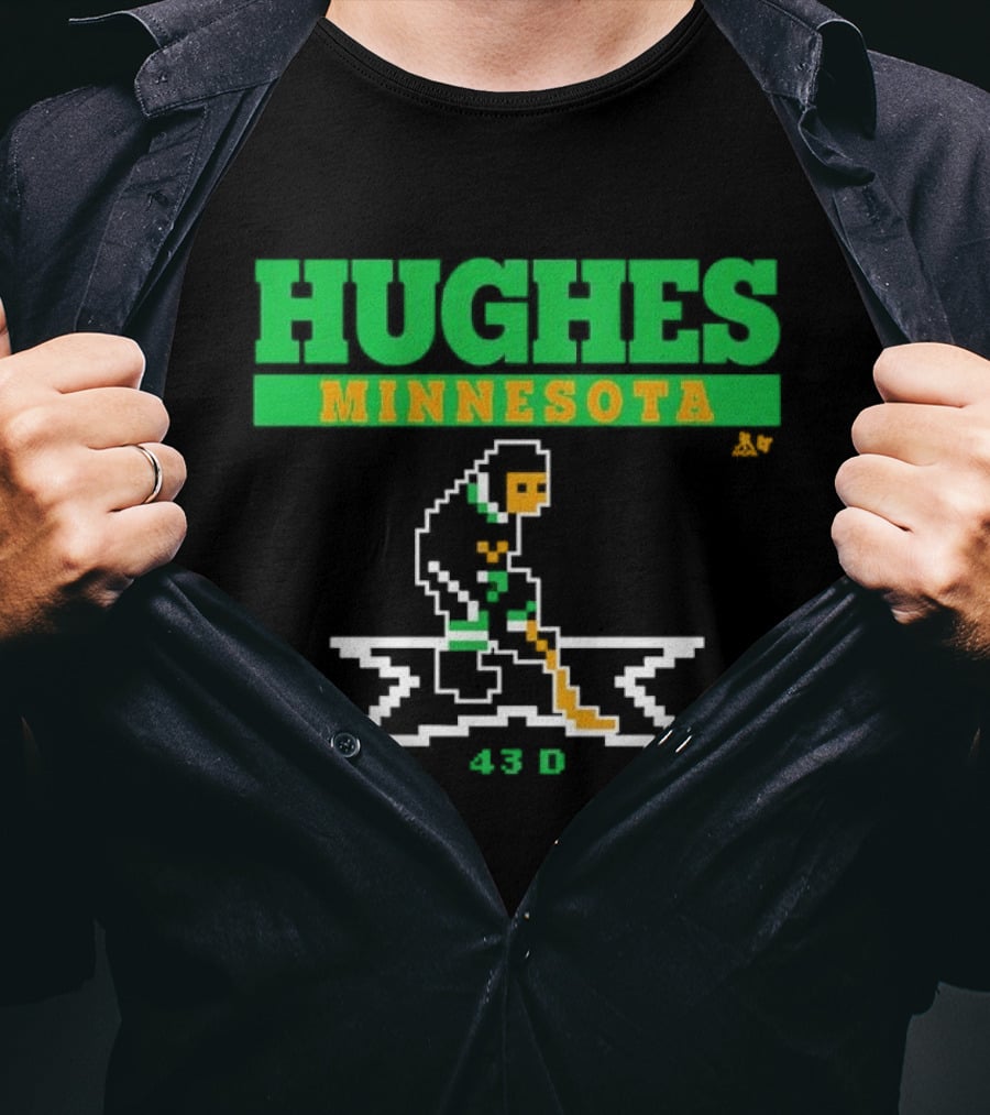 Hughes Minnesota Vintage 43 Hockey T-Shirt