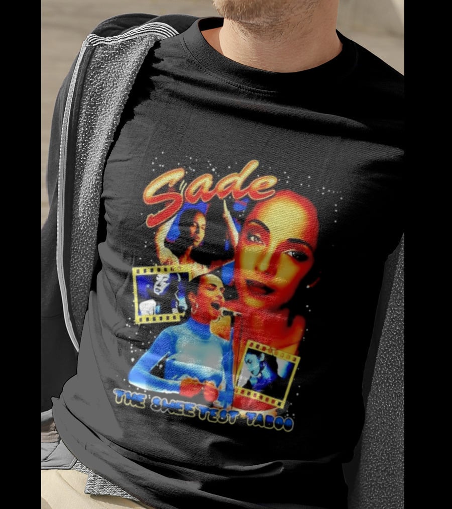 Sade The Sweetest Taboo Music Icon Montage T-Shirt