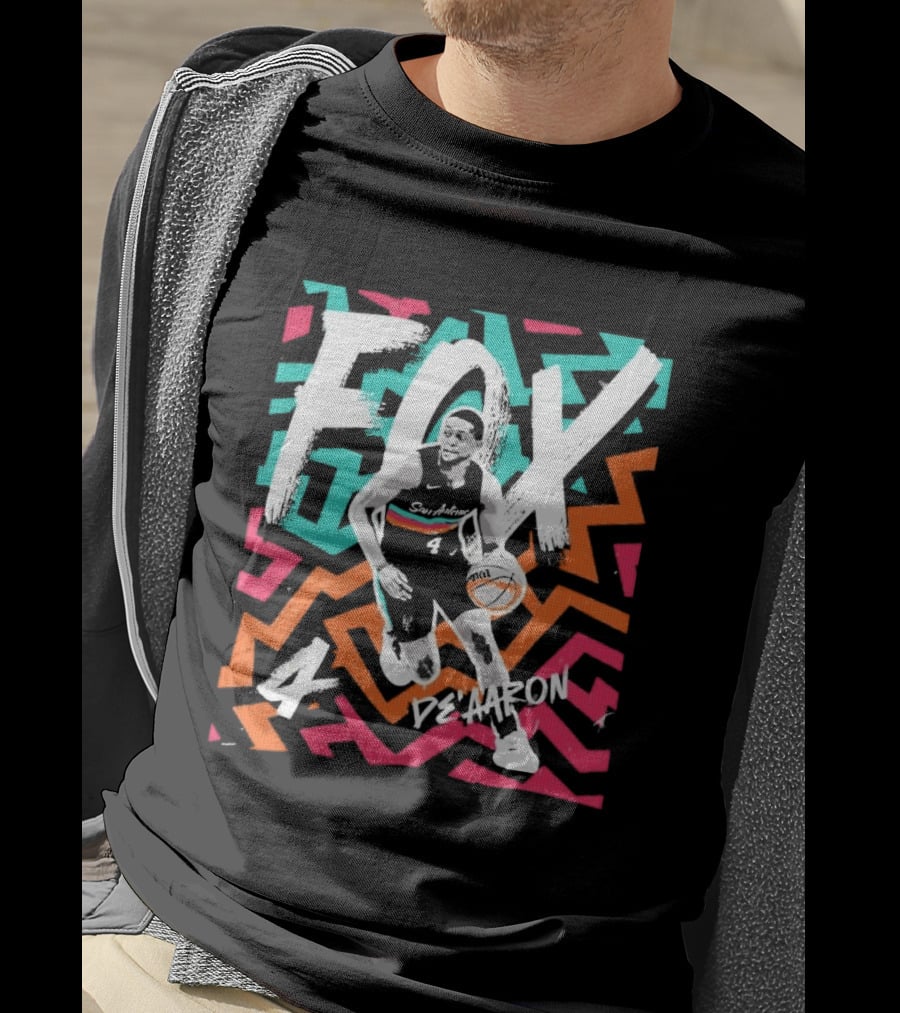 San Antonio Spurs Keldon Johnson Fox 4 De'aaron 2026 T-Shirt