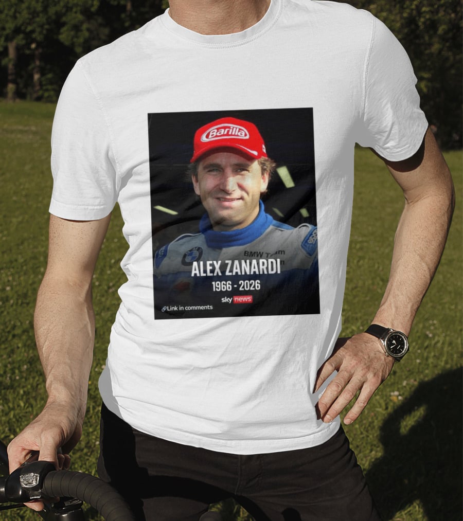 Die Sportwelt Trauert Um Ein Ganz Großes Vorbild Ruhe In Frieden Alex Zanardi 1966 2026 BMW Team Racing Sky News Barilla T-Shirt