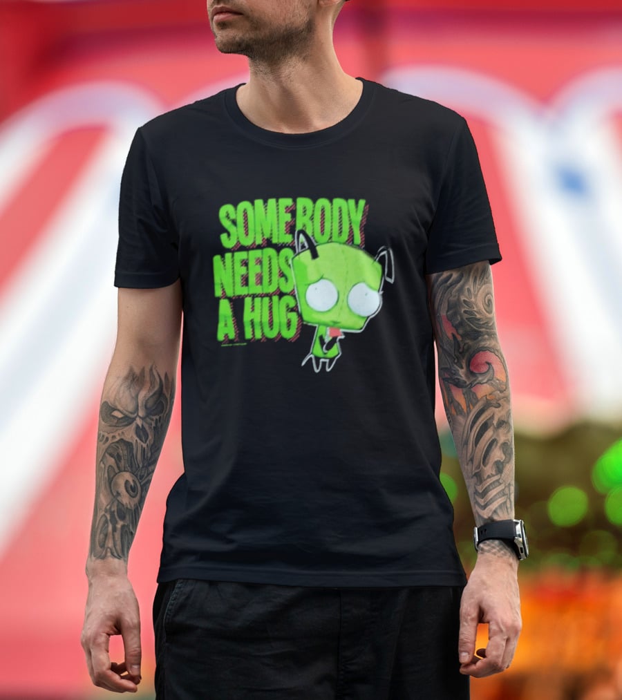 Somebody Needs A Hug Gir Invader Zim T-Shirt