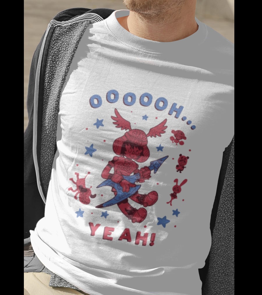 Oooooh Yeah Gitaroo Man You Won Wings Guitar Stars T-Shirt