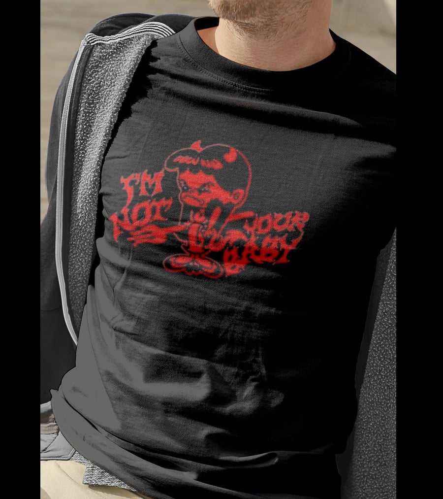 Super Yaki I'm Not Your Baby Red T-Shirt