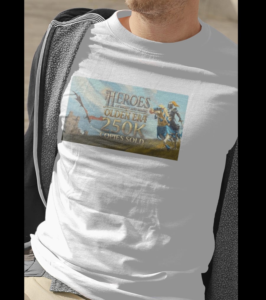 Heroes Of Might And Magic Olden Era 250K Copies Sold With Knight And Dragon T-Shirt