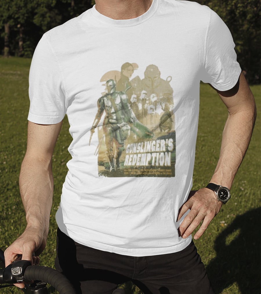 Gunslinger's Redemption Star Wars Heroes Villains 2026 Mandalorian Boba Fett Fennec Shand T-Shirt