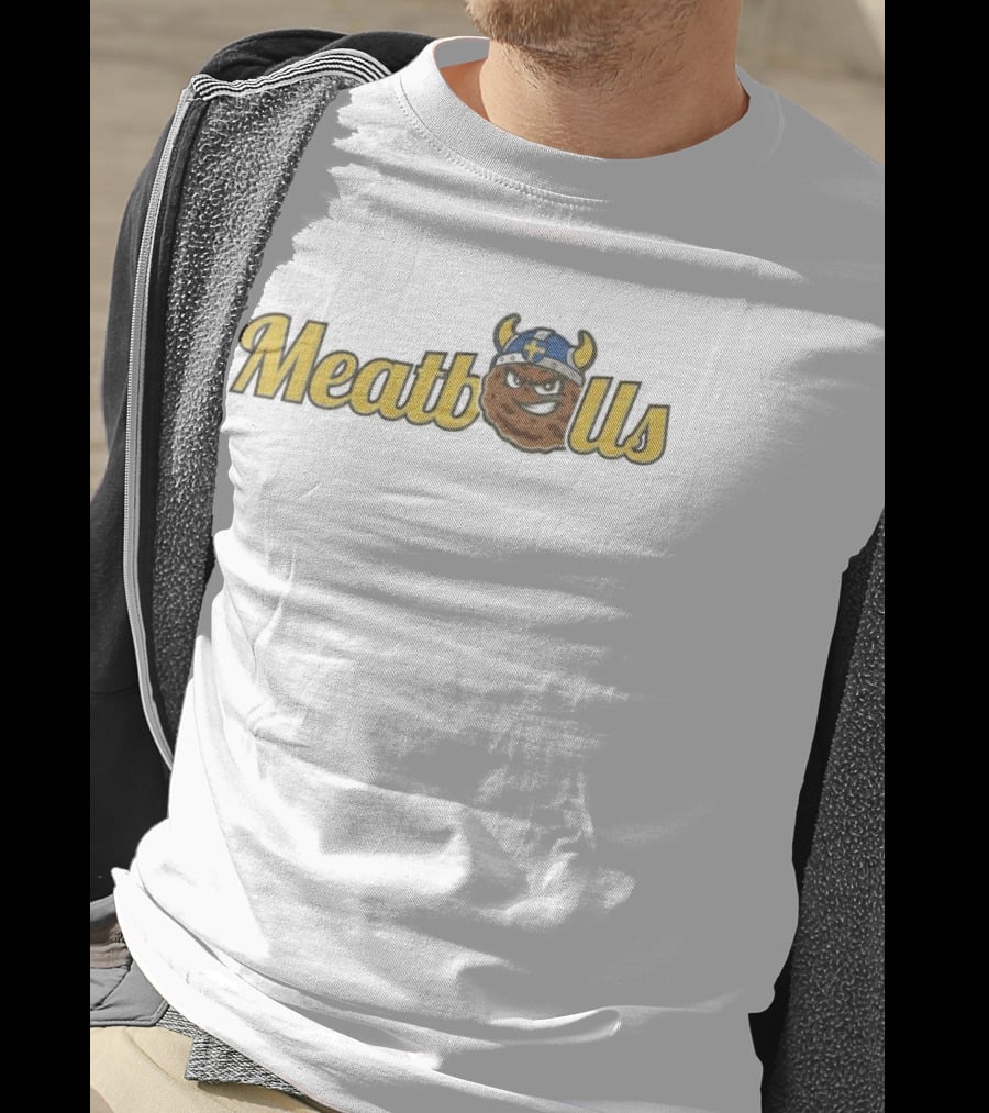 KC Cougars Swedish Meatballs Viking Helmet T-Shirt