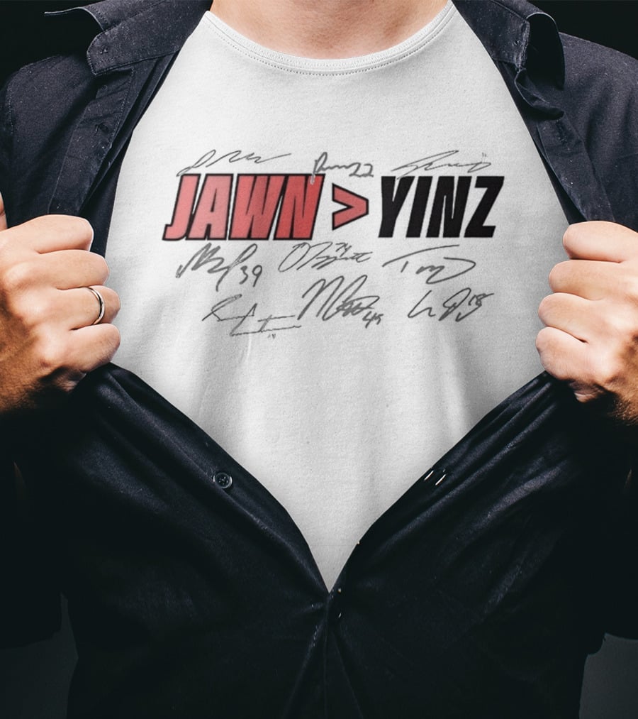 Jawn Greater Than Yinz Philadelphia Hockey T-Shirt