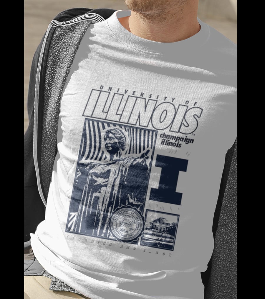 University Of Illinois Champaign Urbana Illinois Learning And Labor T-Shirt