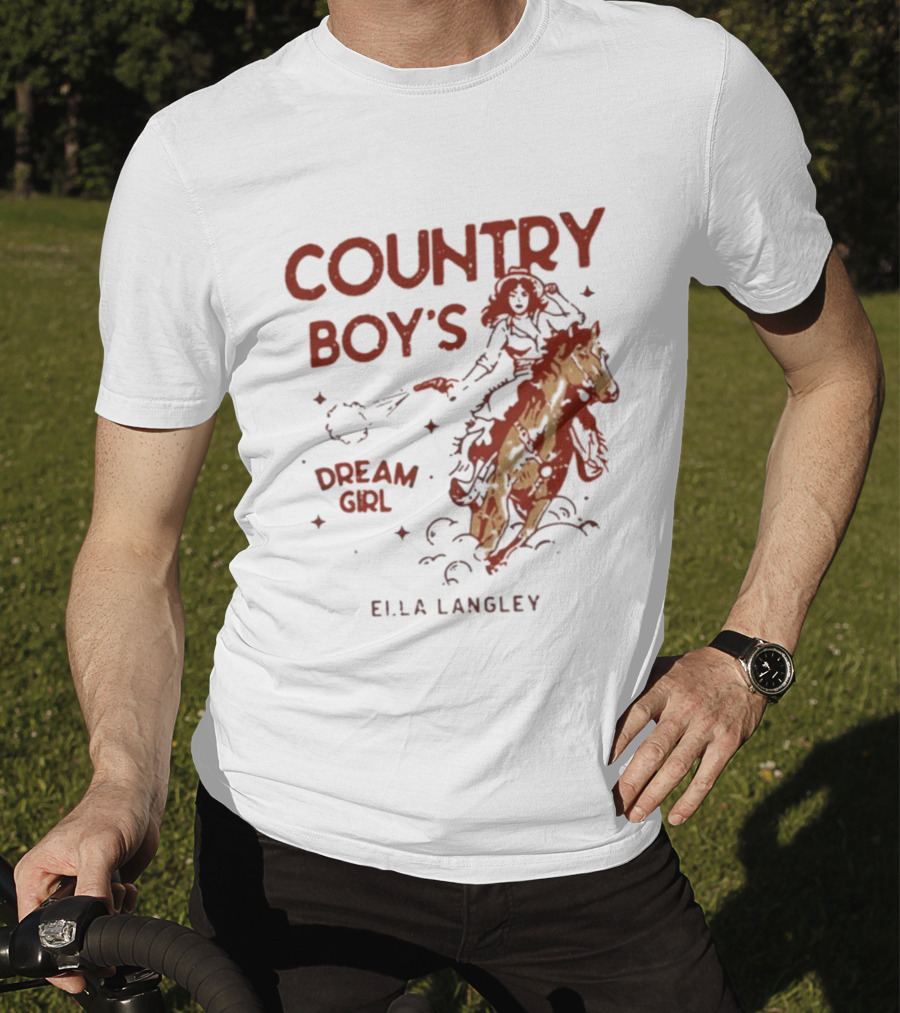 Ella Langley Country Boy's Dream Girl 2026 Riding Horseback Adventure T-Shirt