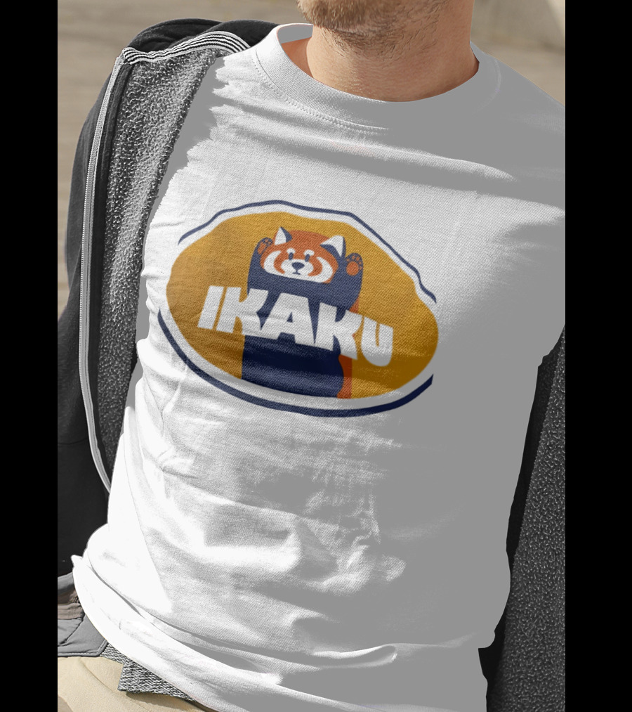 Graniph Ikaku Cartoon Red Panda T-Shirt