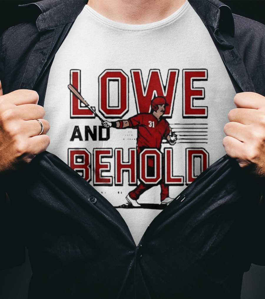 Lowe And Behold Baseball Nathaniel Lowe Player T-Shirt