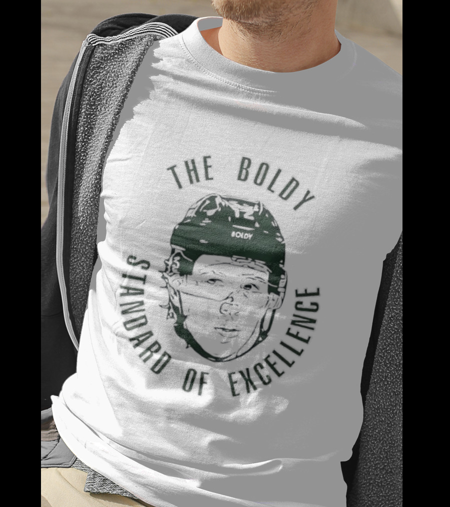 Matt Boldy The Boldy Standard Of Excellence Ice Hockey T-Shirt