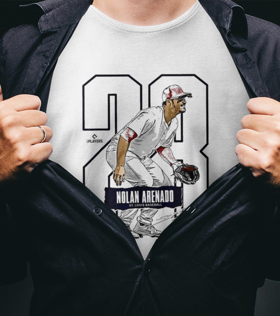 Nolan Arenado 28 ST Louis Baseball Players T-Shirt