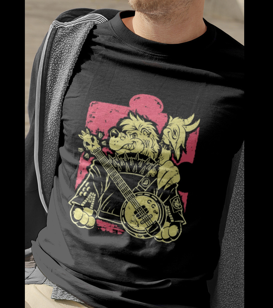 Banjo Kazooie Bluegrass Punk Energy Banjo Bear And Bird T-Shirt